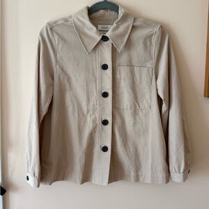 Baya patch pocket organic cord shirt
